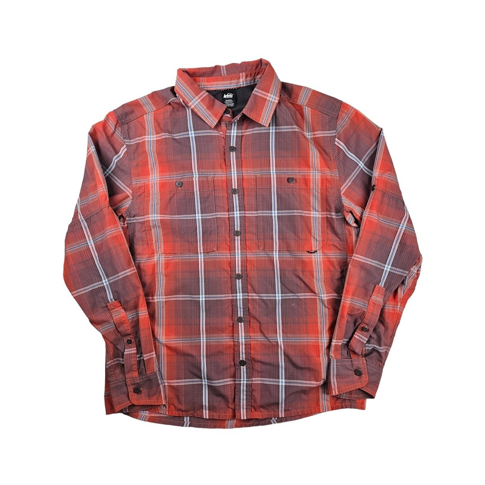 Mens‎ Plaid Gorpcore Button Up Long Sleeve Shirt Outdoors Casual Workwear